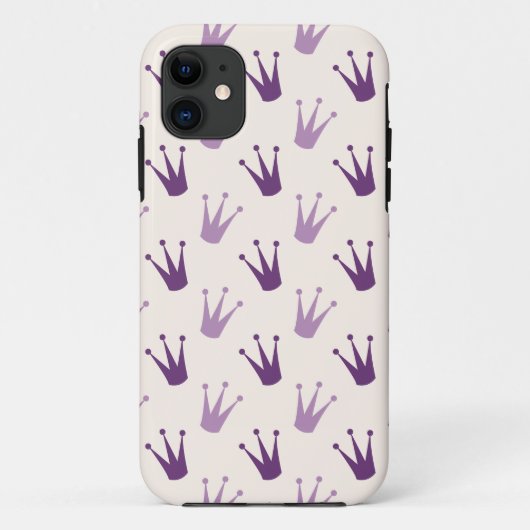 Coque Purple Crowns iPhone 5/5S (Dos)