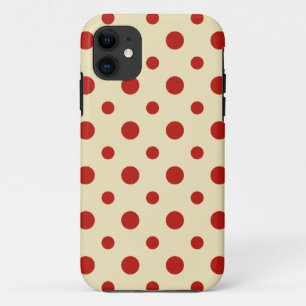 Coque Retro Dots fraise&Vanilla iPhone 5/5S