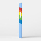 Coque Retro Rainbow des années 80 pour iPhone pers (Verso / Droite)