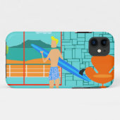 Coque Retro Surfer Dude iPhone 5/5S (Dos (Horizontal))