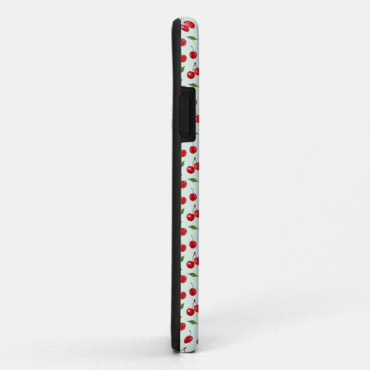 Coque robuste codé Cherry pour iPhone (Dos/Droite)