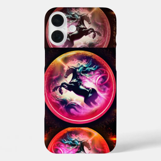 Coque rose Unicorn iPhone 13 (Verso)