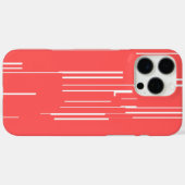 Coque rouge chic : Minimalisme vif (Verso (horizontal))