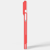 Coque rouge chic : Minimalisme vif (Verso / Gauche)