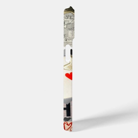 Coque rouge tendance (Verso / Droite)