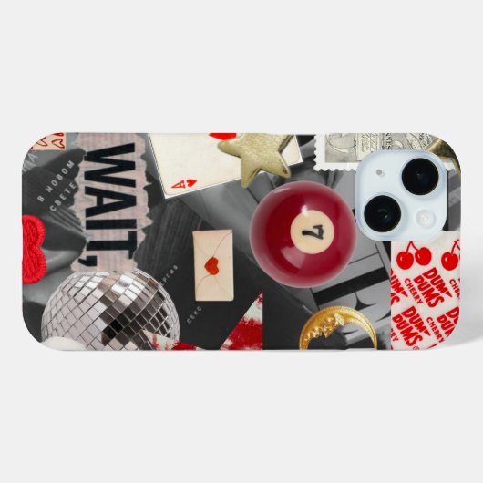 Coque rouge tendance (Verso (horizontal))