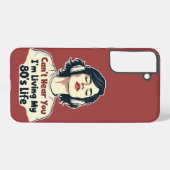 Coque Samsung Galaxy 80s Rétro Nostalgic Music Lover Throwback Design (Verso Horizontal)