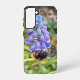 Coque Samsung Galaxy Abeille sur Muscari Armeniacum, Grape Hyacinth
