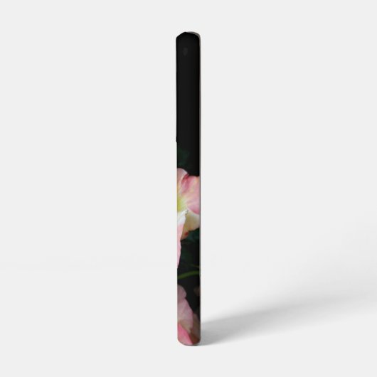 Coque Samsung Galaxy Abeille sur roses rose jaune Fleurs (Côté gauche)