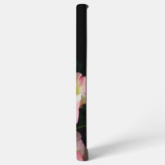 Coque Samsung Galaxy Abeille sur roses rose jaune Fleurs (Côté gauche)