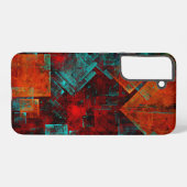 Coque Samsung Galaxy Abstract Modern Colourful Cool Artistic Pattern (Verso Horizontal)
