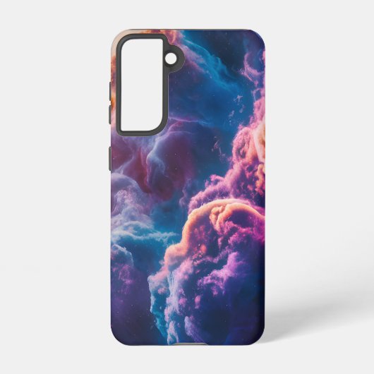 Coque Samsung Galaxy Abstract Space Nebula Art - Colorful Cosmic (Verso)
