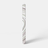 Coque Samsung Galaxy Abstrait blanc violet (Côté gauche)