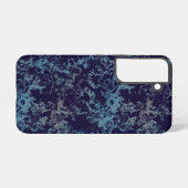 Coque Samsung Galaxy Abstrait bleu (Verso Horizontal)