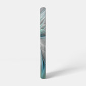 Coque Samsung Galaxy Abstrait Bleu Vert Papillon Imaginaire Fractal Art (Côté gauche)