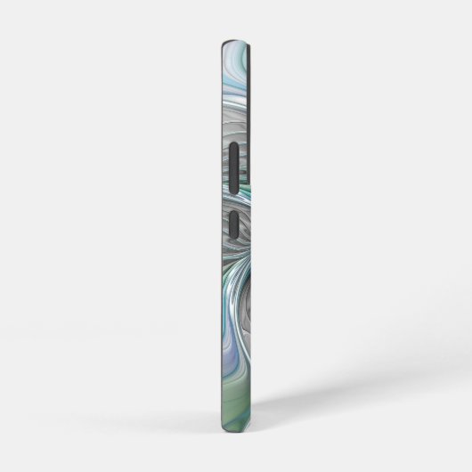 Coque Samsung Galaxy Abstrait Bleu Vert Papillon Imaginaire Fractal Art (Côté droit)