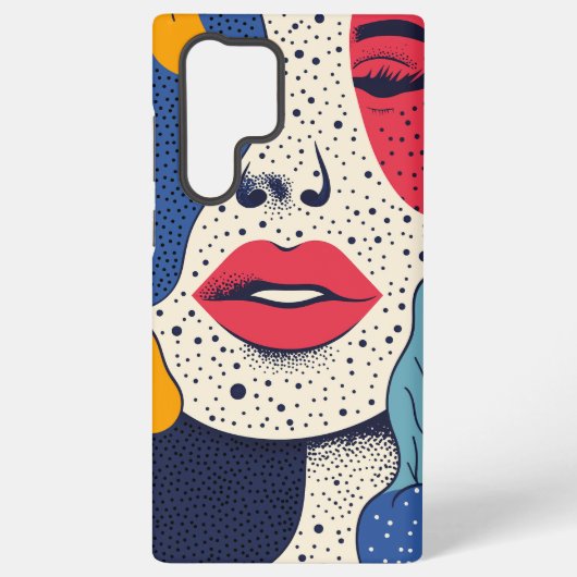 Coque Samsung Galaxy Abstrait été dynamique (Verso)