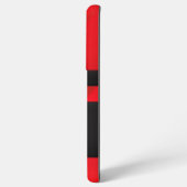 Coque Samsung Galaxy Abstrait géométrique rouge et noir (Verso Horizontal)