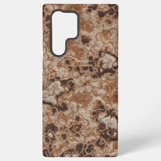 Coque Samsung Galaxy Abstrait métallique rouillé (Verso)