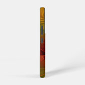 Coque Samsung Galaxy Abstrait Rouge Orange Brown Vert Fractal Art Flowe (Côté droit)