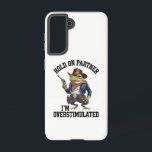Coque Samsung Galaxy Accuser mon partenaire Je suis trop stimulé Cowboy<br><div class="desc">Tenez bon Partenaire Je suis trop stimulé Cowboy Frog Vintage</div>