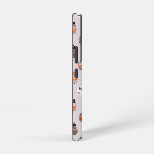 Coque Samsung Galaxy Adorable Chouette d'Halloween Motif (Côté droit)