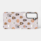Coque Samsung Galaxy Adorable Chouette d'Halloween Motif (Verso Horizontal)