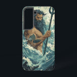 Coque Samsung Galaxy Affaire téléphonique de la déesse guerrière de mer<br><div class="desc">Une déesse marine puissante s'élève des vagues qui s'écrasent,  incarnant force,  nature et beauté mythique dans un design étonnant.</div>