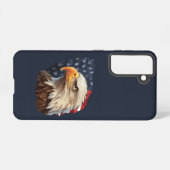 Coque Samsung Galaxy Aigle à drapeau américain (Verso Horizontal)