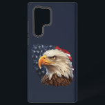 Coque Samsung Galaxy Aigle à drapeau américain<br><div class="desc">Montrez votre patriotisme grâce à notre superbe design American Flag Patriotic Eagle, avec son majestueux aigle chauve dressé sur fond de l'emblématique drapeau américain. Cette imagerie captivante incarne l'esprit de liberté et de fierté, ce qui en fait le symbole parfait pour afficher sur une large gamme de produits. Que vous...</div>