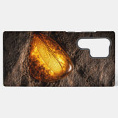 Coque Samsung Galaxy Aile de libellule dans l'ambre (Verso Horizontal)