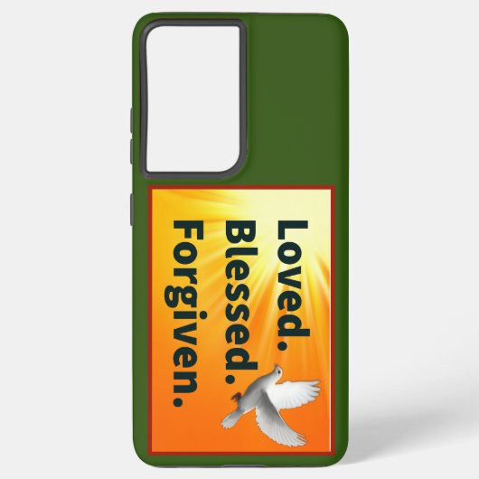 Coque Samsung Galaxy Aimé.Béni.Pardonné. Coque Samsung personnalisé (Verso)