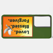 Coque Samsung Galaxy Aimé.Béni.Pardonné. Coque Samsung personnalisé (Verso Horizontal)