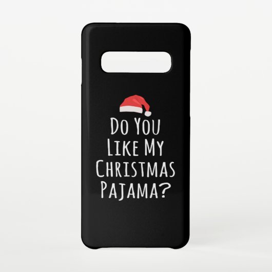 Coque Samsung Galaxy Aimez-vous mon pyjama de Noël ? (Dos)