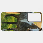 Coque Samsung Galaxy Ajouter une Personnaliser photo de cheval (Verso Horizontal)