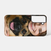 Coque Samsung Galaxy Ajouter une photo de berger allemand Personnaliser (Verso Horizontal)