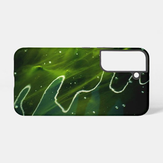 Coque Samsung Galaxy Algues vertes et eau sgcna (Verso Horizontal)