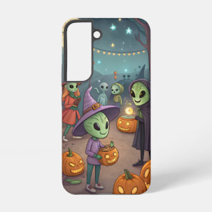 Coque Samsung Galaxy Alien Feast – Impression de Noël de science-fictio