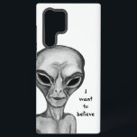 Coque Samsung Galaxy Alien gris, je veux croire<br><div class="desc">Alien gris,  dessin au crayon d'art Imaginaire par Krisi ArtKSZP >>> Plus de produits dans Catégorie Boutique >>> Alien >>>> Alien gris</div>