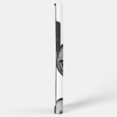 Coque Samsung Galaxy Alien gris, je veux croire (Côté droit)