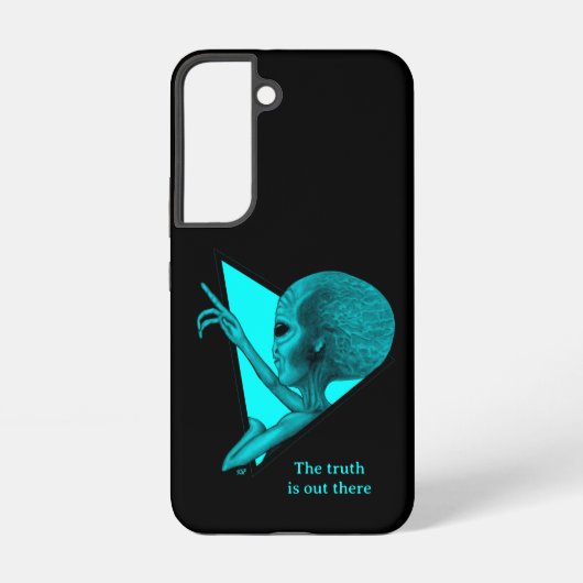 Coque Samsung Galaxy Alien Gris, la vérité est ailleurs (Verso)
