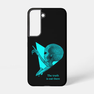 Coque Samsung Galaxy Alien gris, la vérité est là