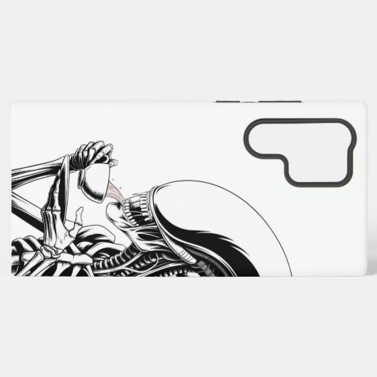 Coque Samsung Galaxy Alien Tea Time  (Verso Horizontal)