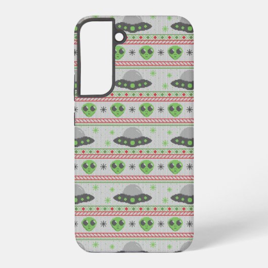 Coque Samsung Galaxy Alien Vilain Sweat de Noël (Verso)