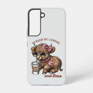 Coque Samsung Galaxy Alimenté par Café et Sass