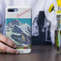 Alpes suisses Voyage Vintage | Peinture de la Jung