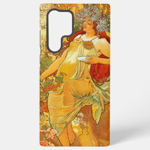 Coque Samsung Galaxy Alphonse Mucha Art Nouveau Automne