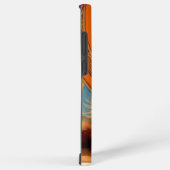 Coque Samsung Galaxy Alphonse Mucha Art Nouveau Chat orange (Côté droit)