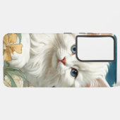 Coque Samsung Galaxy Alphonse Mucha Art Nouveau Kitten (Verso Horizontal)