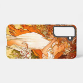 Coque Samsung Galaxy Alphonse Mucha Printemps Art Nouveau (Verso Horizontal)